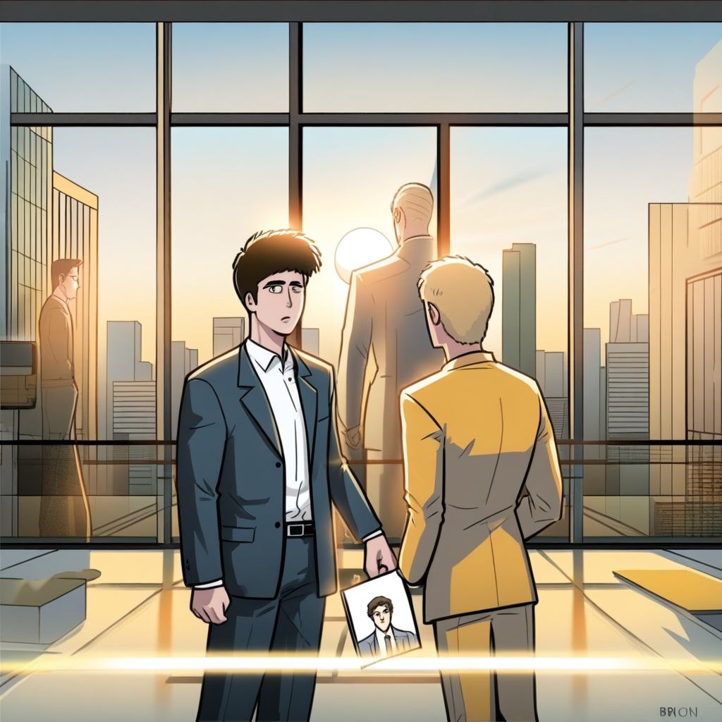 2020년 IPO 날 아침 옛 사진을 보는 브라이언
