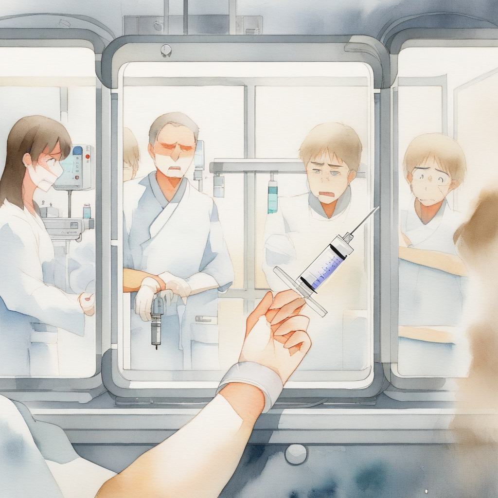 2020년 3월, 첫 임상시험 주사가 투여되는 순간